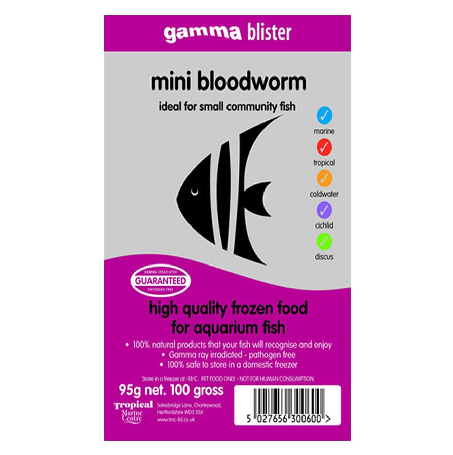 Gamma Blister Mini Bloodworm