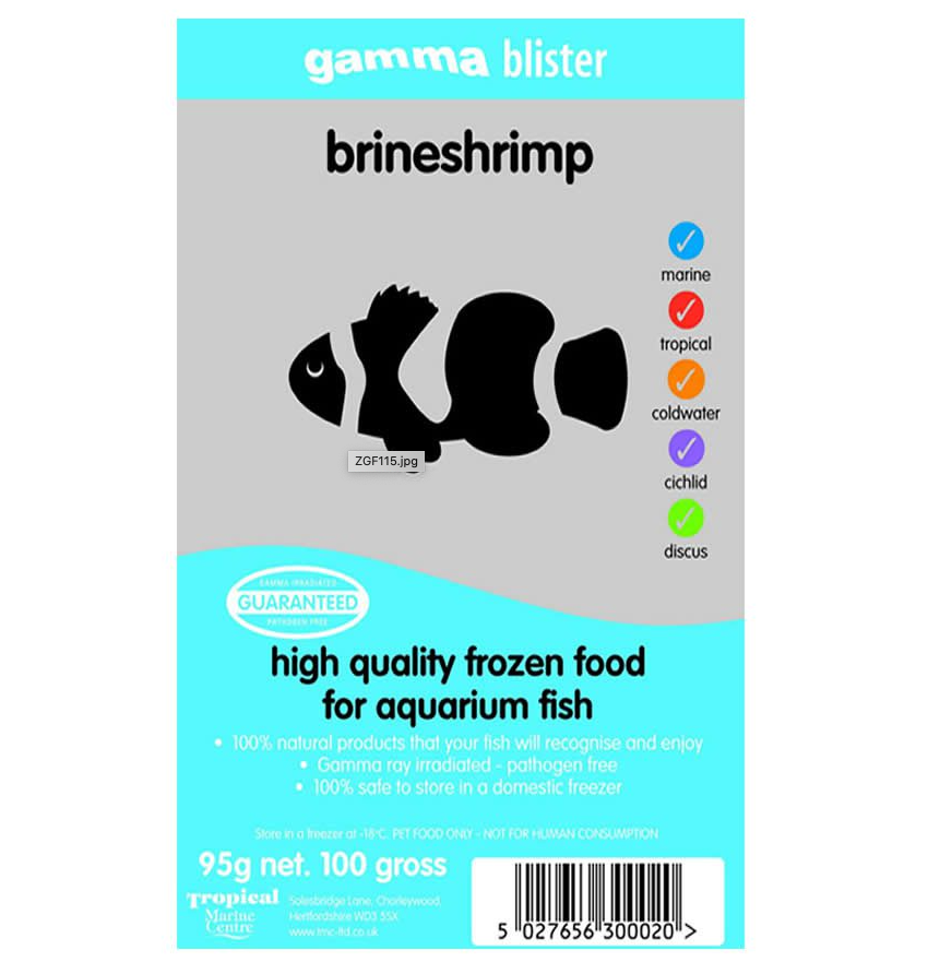 Gamma Blister Brineshrimp