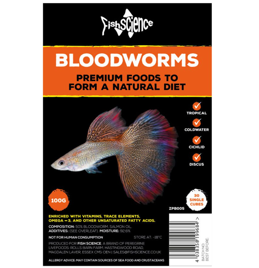 Fish Science Frozen Bloodworms