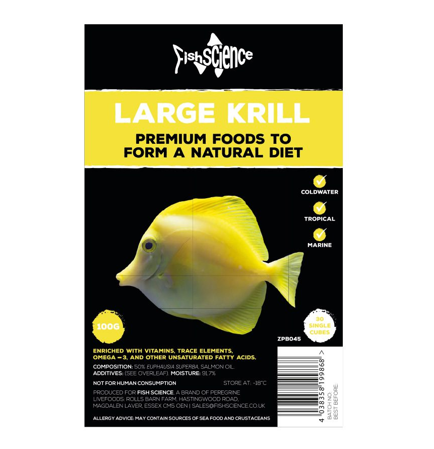 Fish Science Frozen LARGE Krill